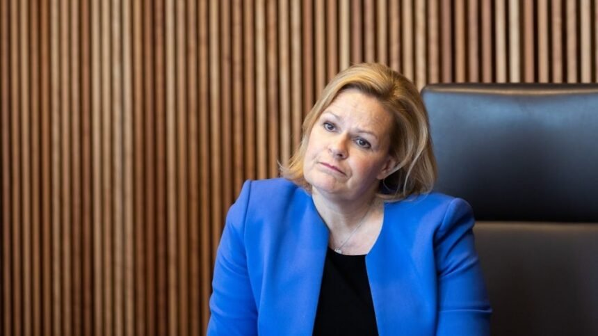 nancy faeser amerikanische wurzeln