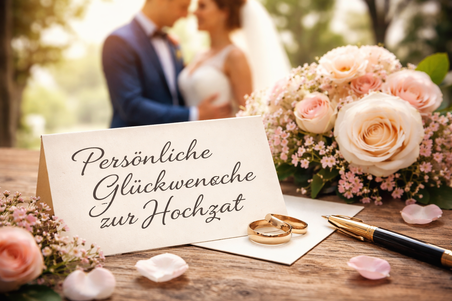 Persönliche Glückwünsche zur Hochzeit – Liebevolle Worte, die von Herzen kommen