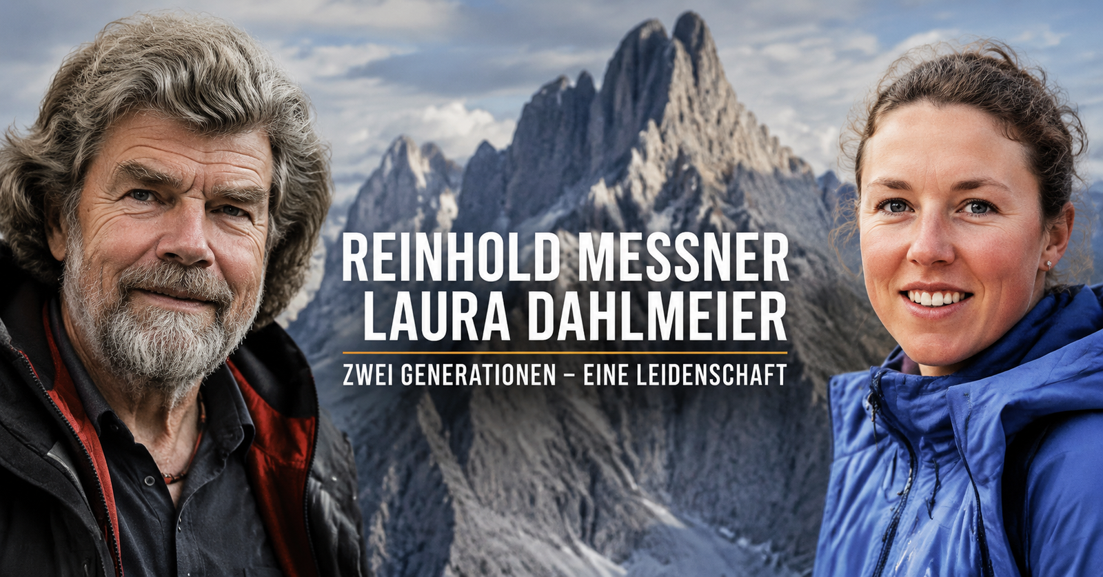 Reinhold Messner und Laura Dahlmeier – Zwei Generationen der Alpinismus-Geschichte im Vergleich
